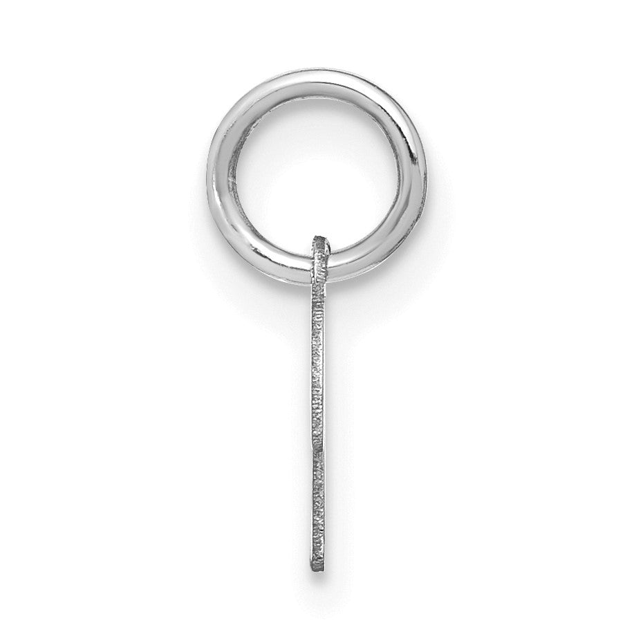 14KW Upper case Letter K Initial Charm