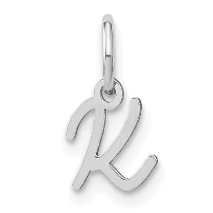 14KW Upper case Letter K Initial Charm