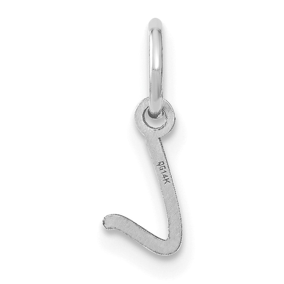 14KW Upper case Letter L Initial Charm