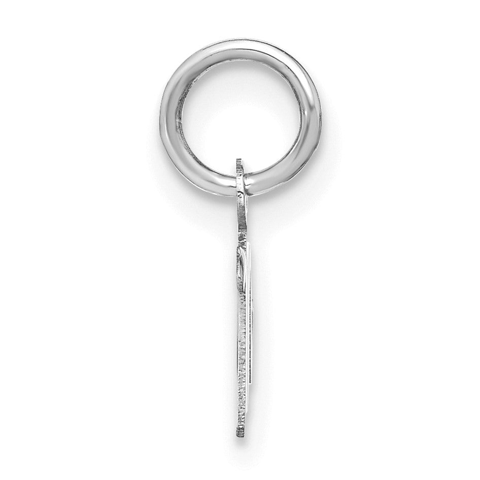 14KW Upper case Letter M Initial Charm