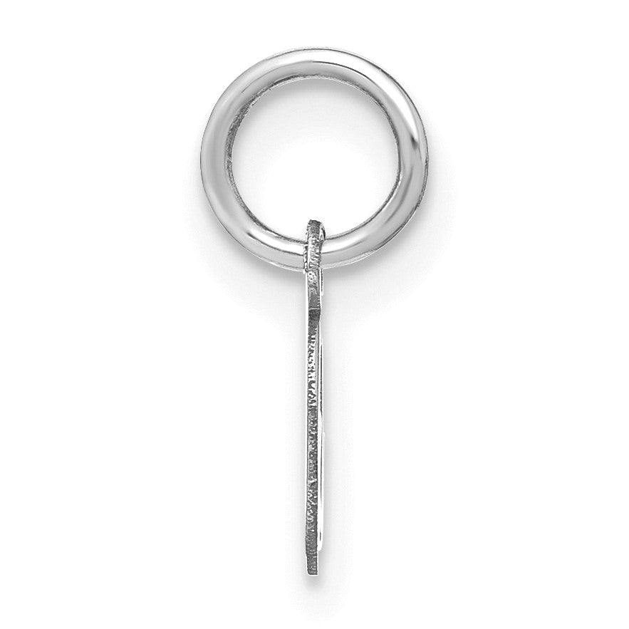 14KW Upper case Letter O Initial Charm