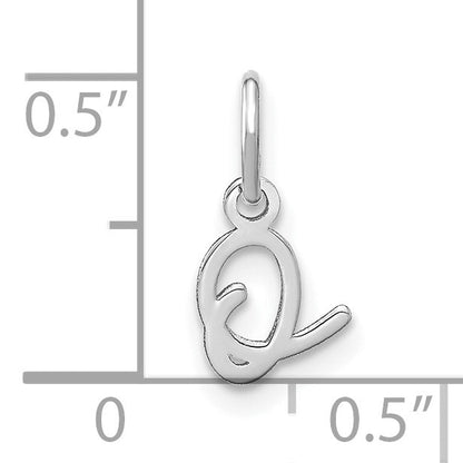 14KW Upper case Letter O Initial Charm