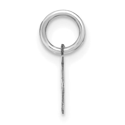 14KW Upper case Letter P Initial Charm