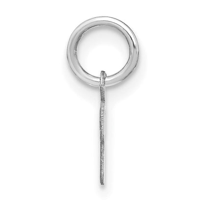 14KW Upper case Letter R Initial Charm