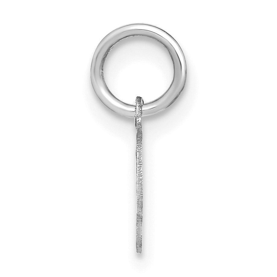 14KW Upper case Letter S Initial Charm