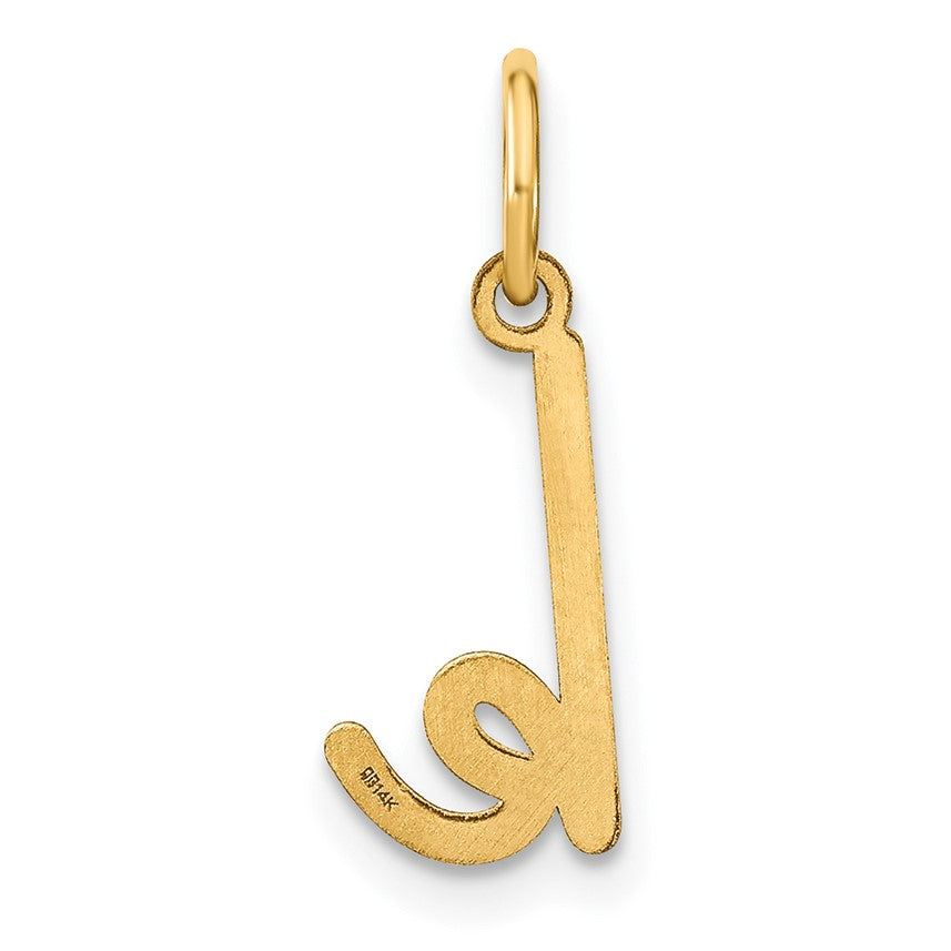 14KY Lower case Letter K Initial Charm
