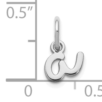 14KW Lower case Letter A Initial Charm