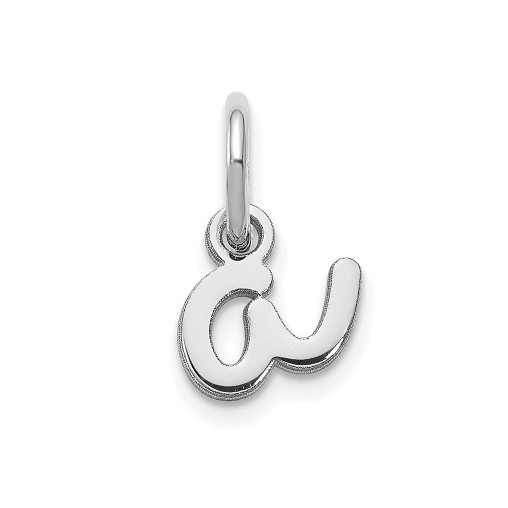 14KW Lower case Letter A Initial Charm