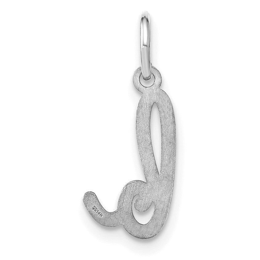 14KW Lower case Letter B Initial Charm