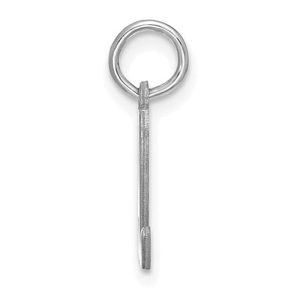 14KW Lower case Letter D Initial Charm