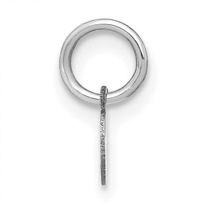 14KW Lower case Letter E Initial Charm
