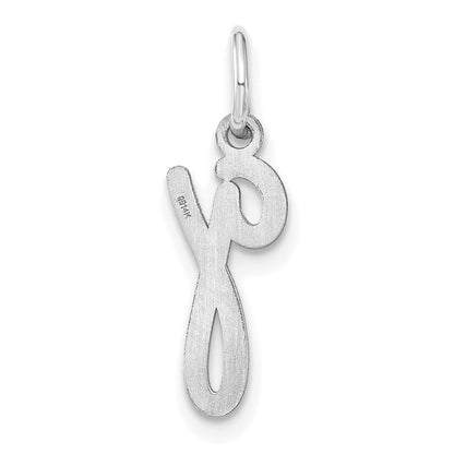 14KW Lower case Letter G Initial Charm