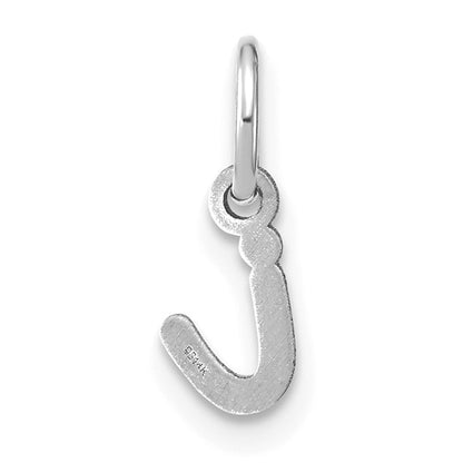 14KW Lower case Letter I Initial Charm