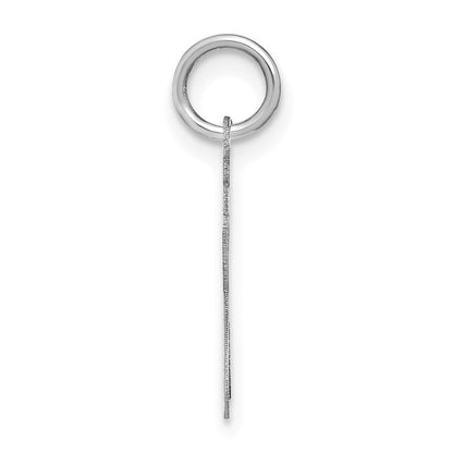 14KW Lower case Letter J Initial Charm