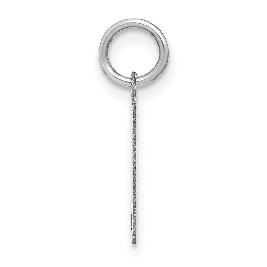 14KW Lower case Letter K Initial Charm