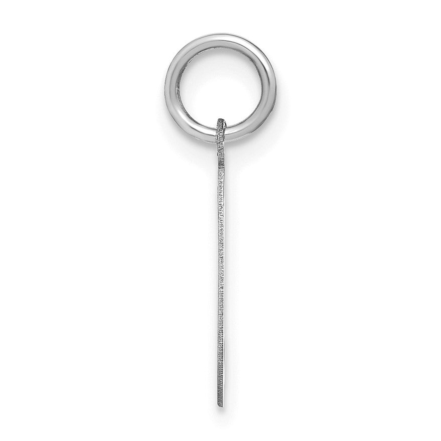 14KW Lower case Letter L Initial Charm