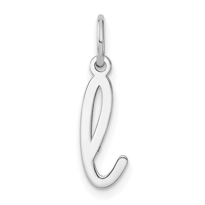 14KW Lower case Letter L Initial Charm
