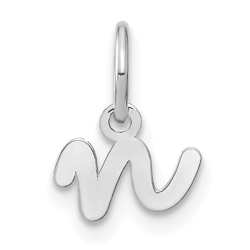 14KW Lower case Letter N Initial Charm