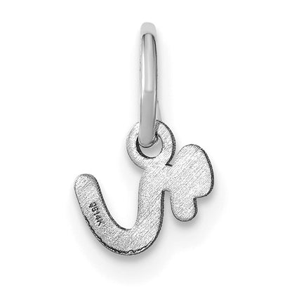 14KW Lower case Letter R Initial Charm