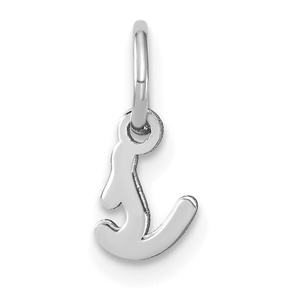 14KW Lower case Letter S Initial Charm
