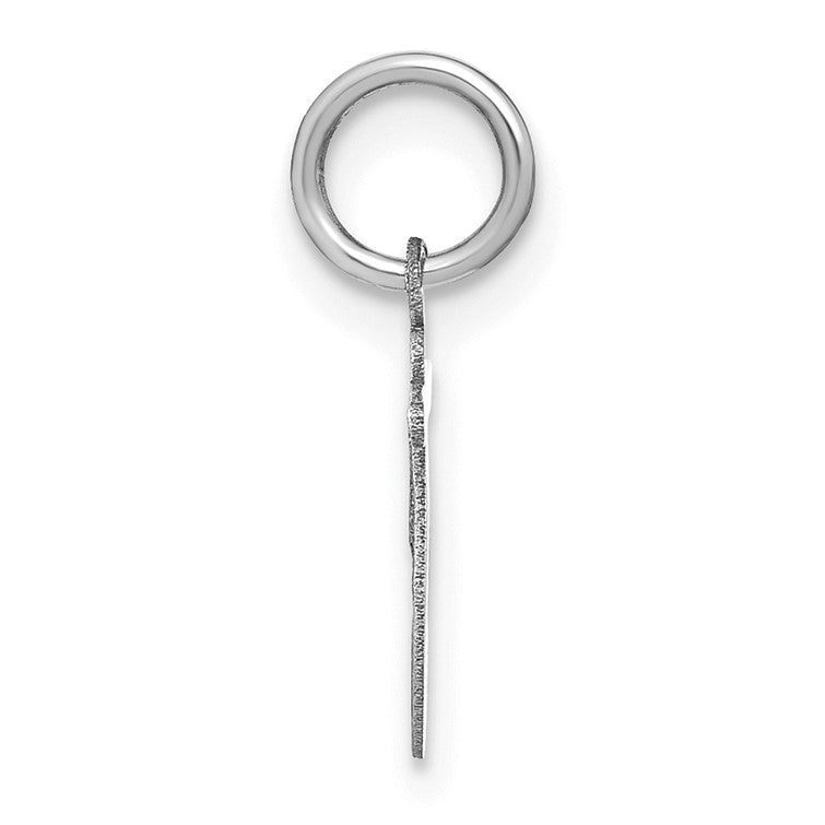 14KW Lower case Letter T Initial Charm