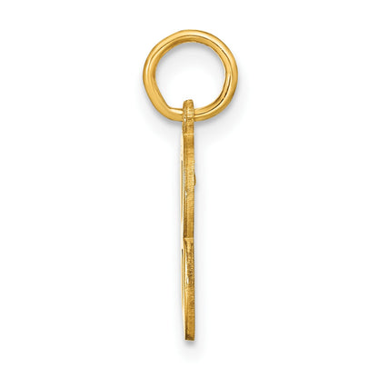 14ky Letter B Initial Pendant