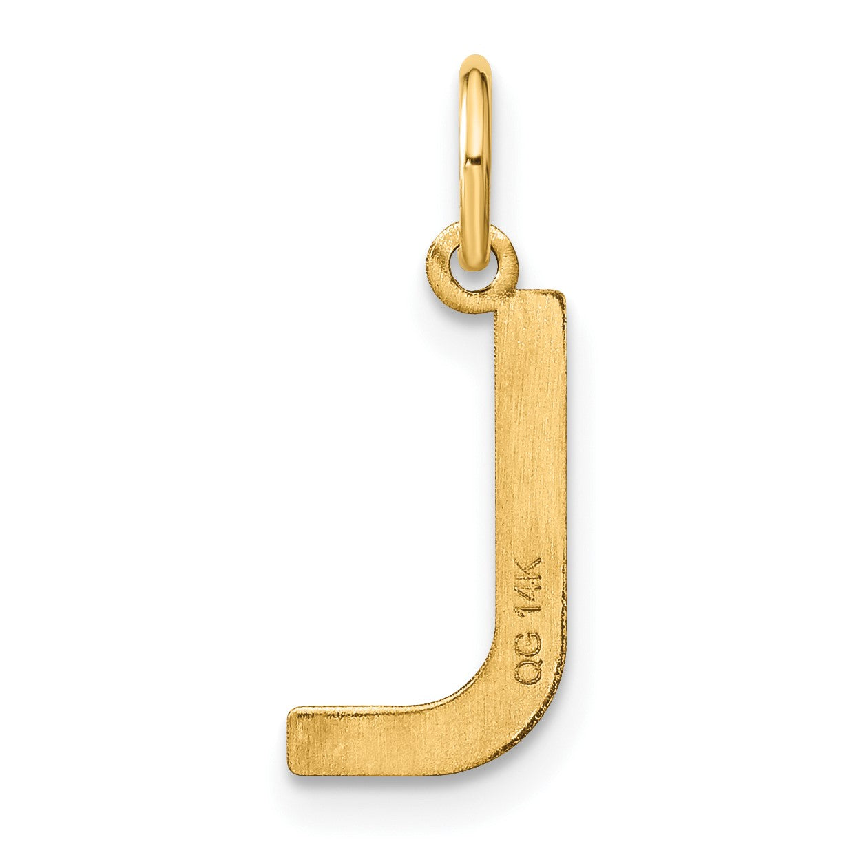 14ky Letter L Initial Pendant