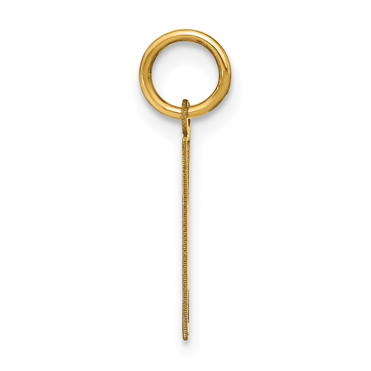14ky Letter W Initial Pendant