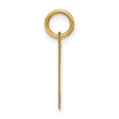 14ky Letter W Initial Pendant