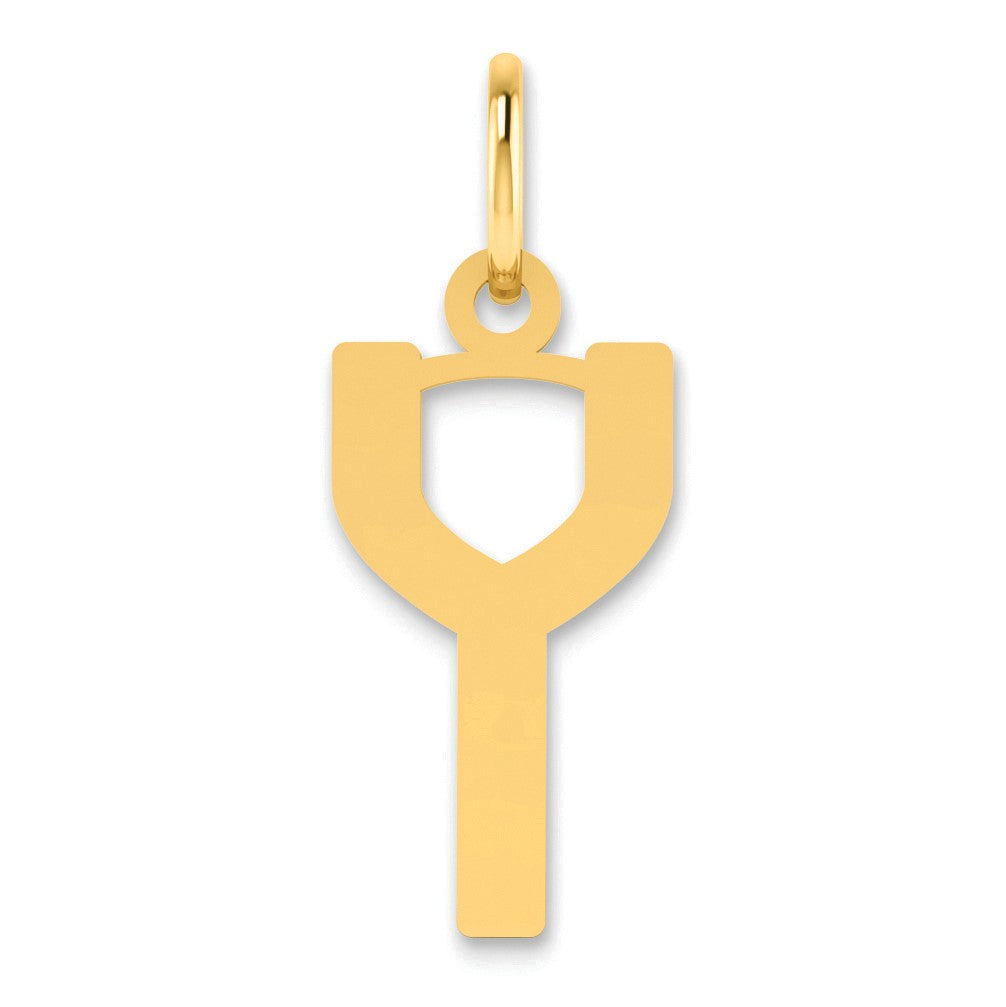14ky Letter Y Initial Pendant