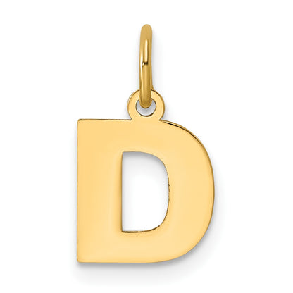 14ky Letter D Initial Pendant