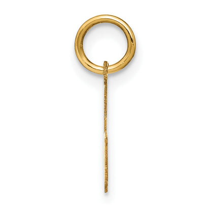 14ky Letter G Initial Pendant