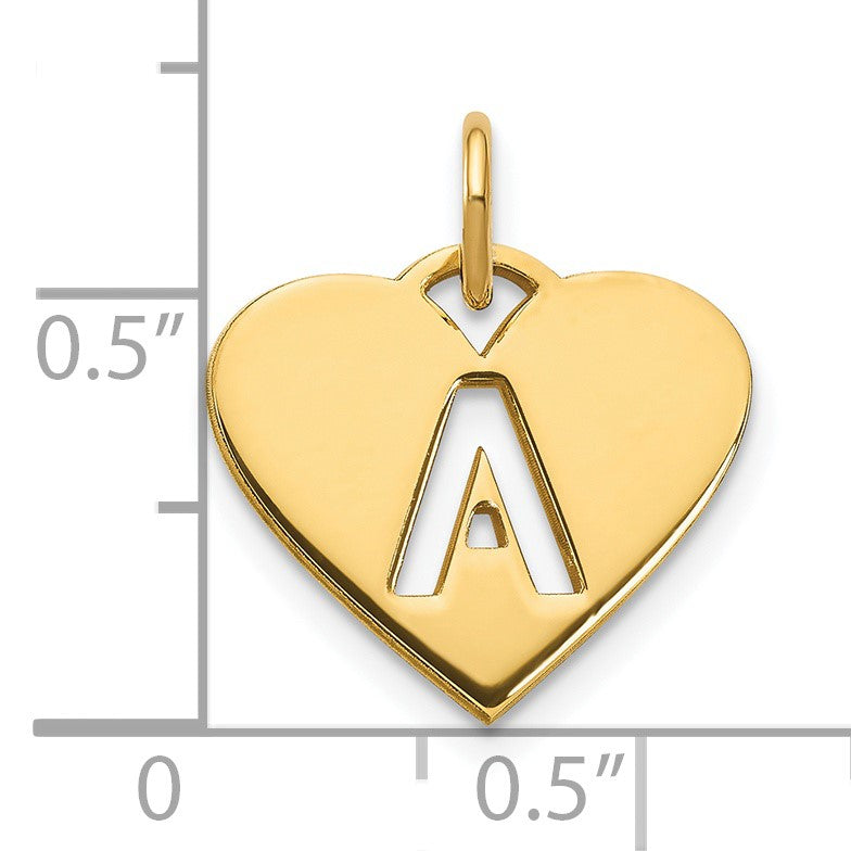 14ky Initial Letter A Initial Charm