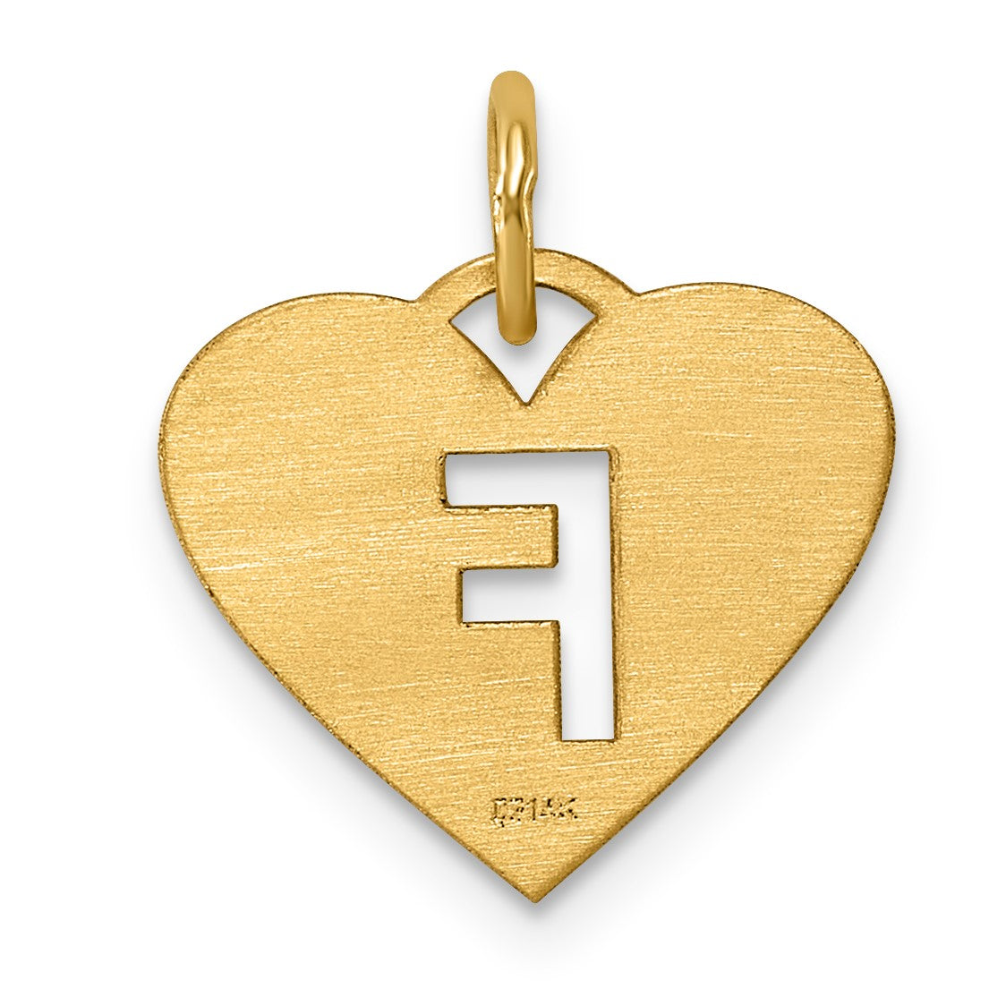 14ky Initial Letter F Initial Charm
