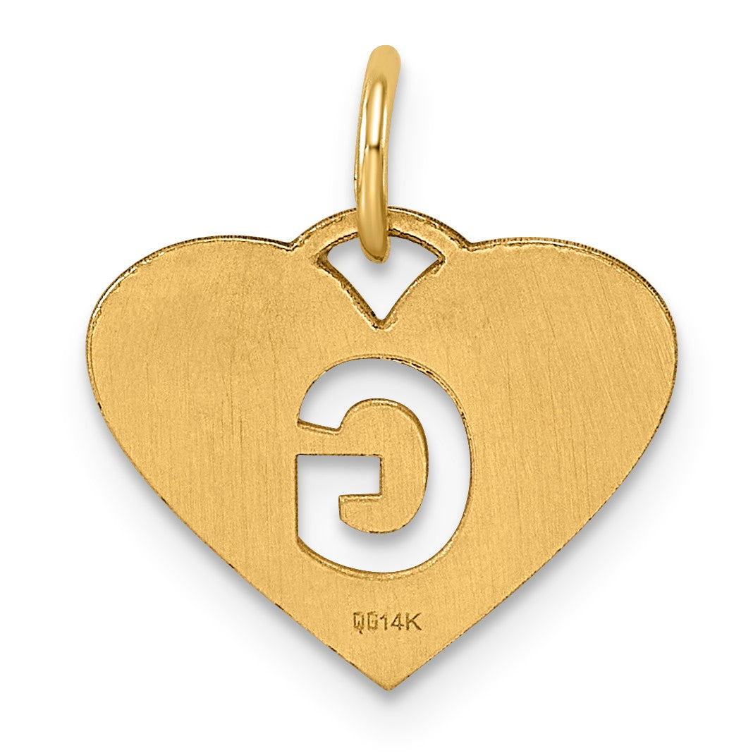 14ky Initial Letter G Initial Charm