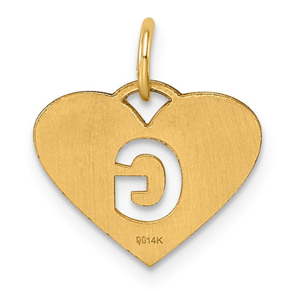 14ky Initial Letter G Initial Charm