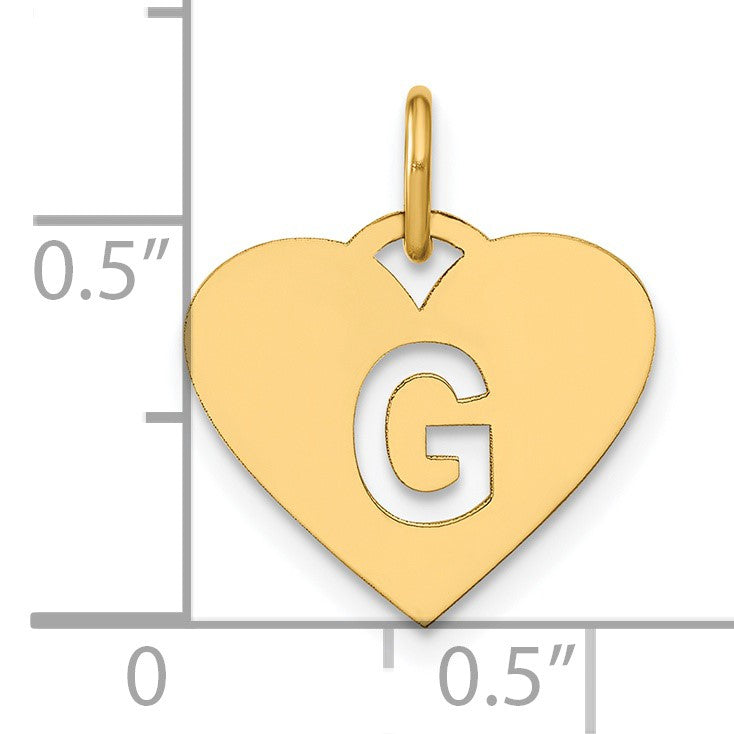 14ky Initial Letter G Initial Charm