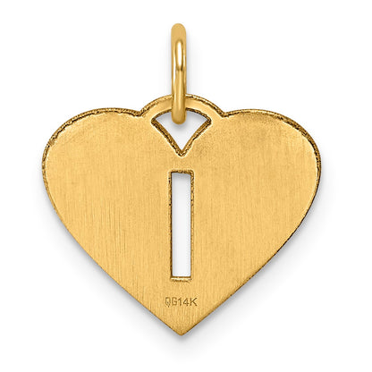 14ky Initial Letter I Initial Charm