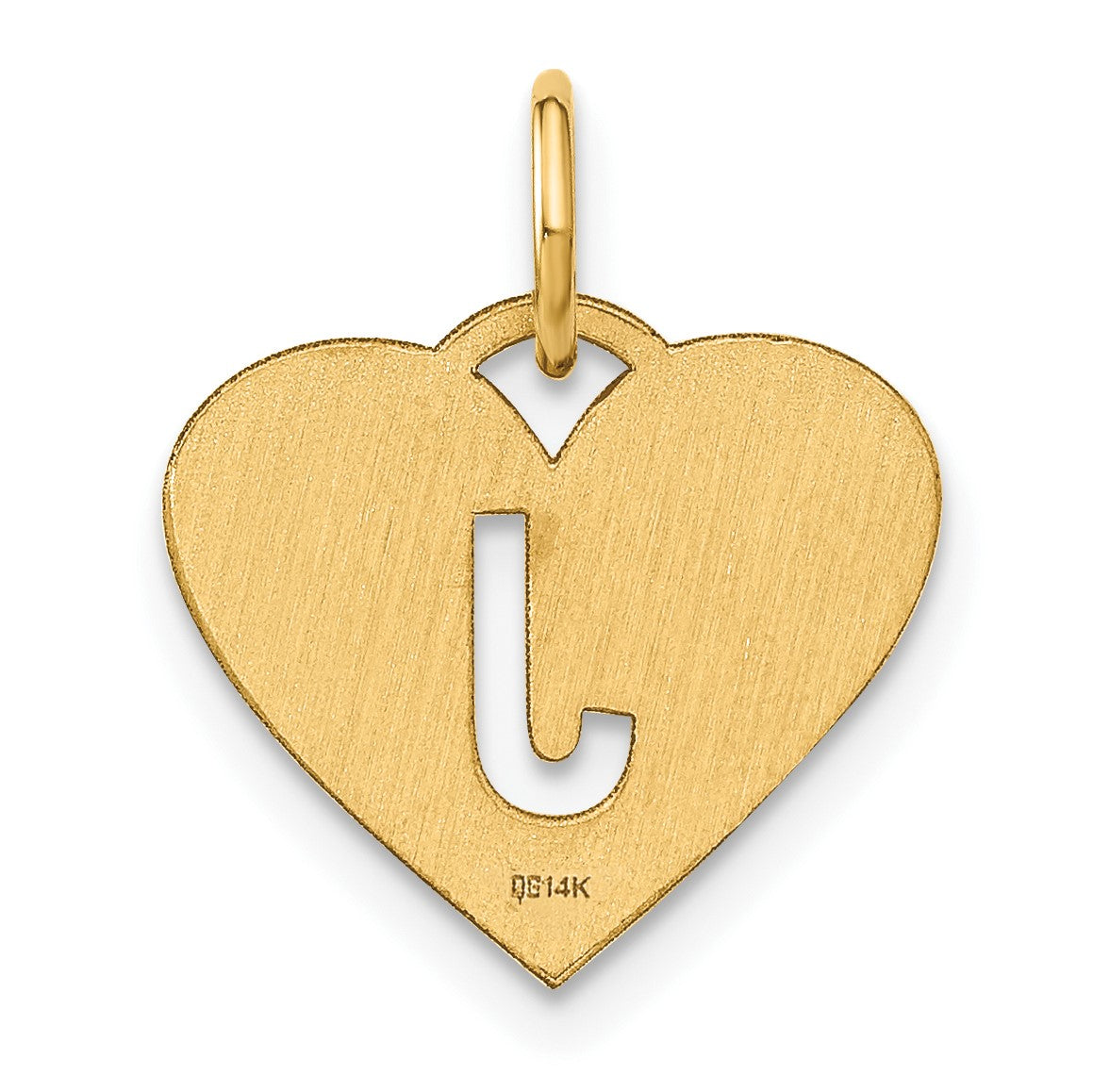 14ky Initial Letter J Initial Charm