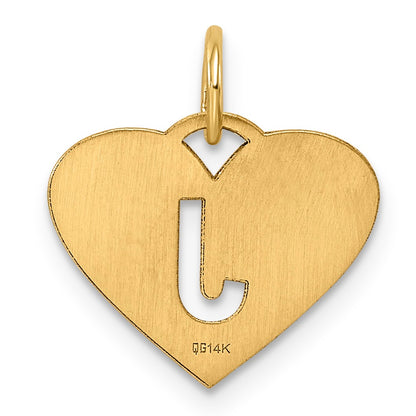 14ky Initial Letter J Initial Charm