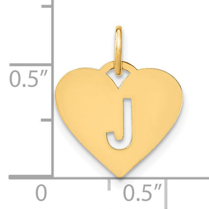 14ky Initial Letter J Initial Charm