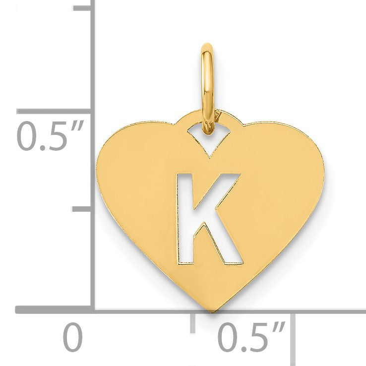 14ky Initial Letter K Initial Charm