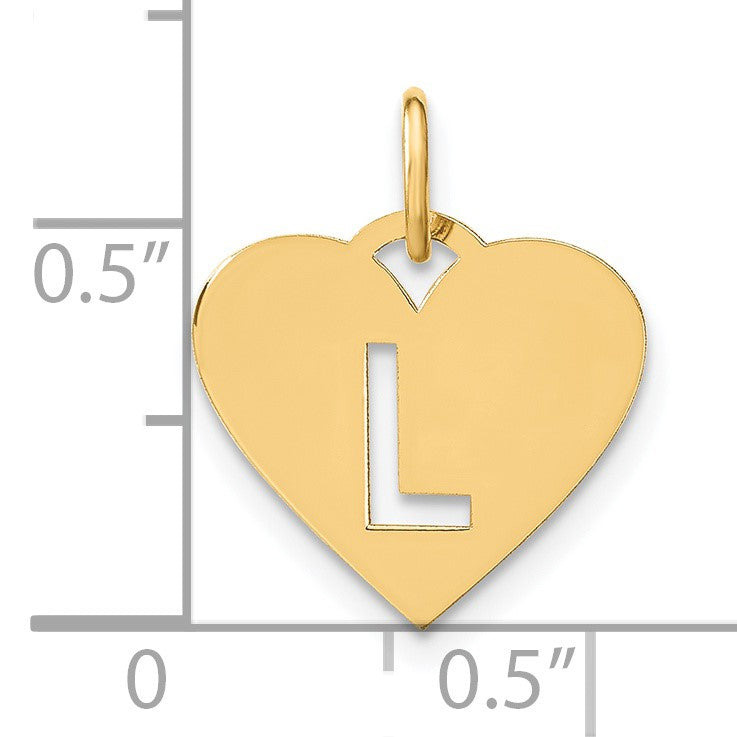 14ky Initial Letter L Initial Charm