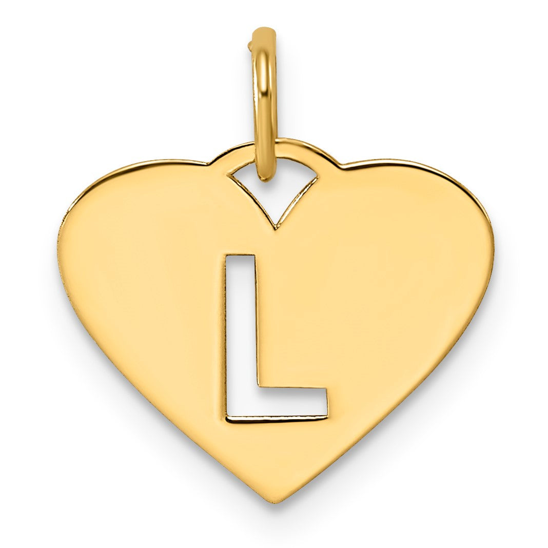 14ky Initial Letter L Initial Charm