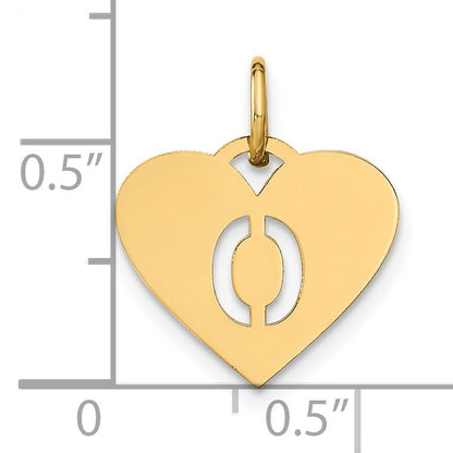 14ky Initial Letter O Initial Charm