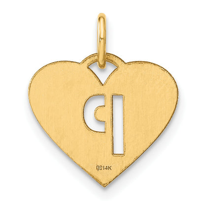 14ky Initial Letter P Initial Charm