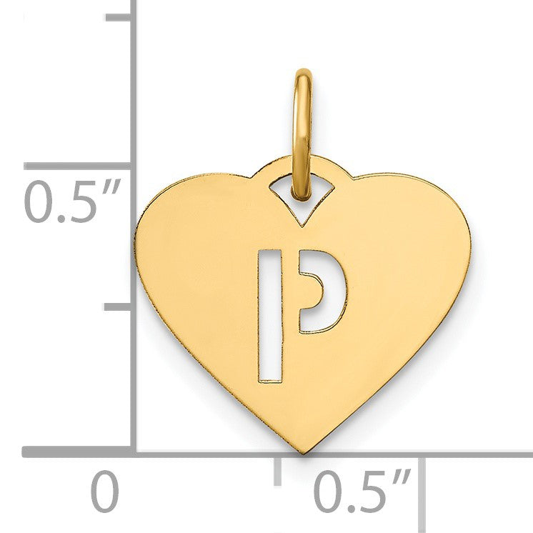 14ky Initial Letter P Initial Charm