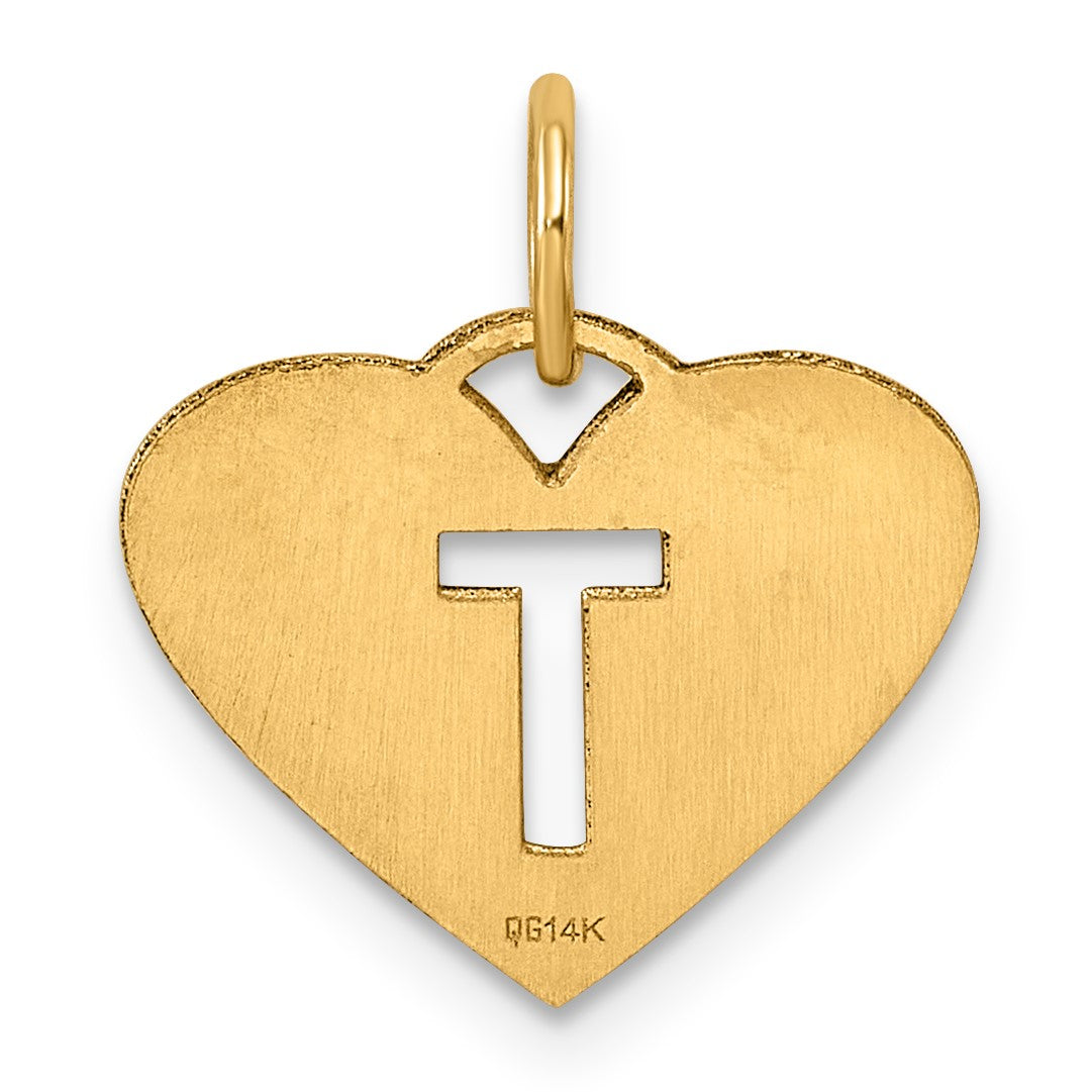 14ky Initial Letter T Initial Charm