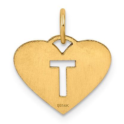 14ky Initial Letter T Initial Charm
