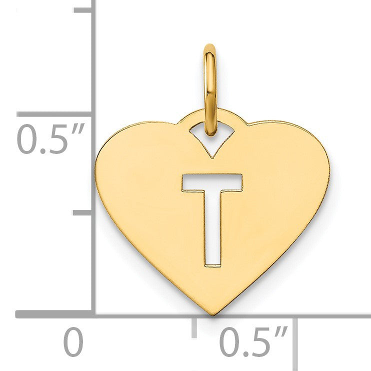14ky Initial Letter T Initial Charm